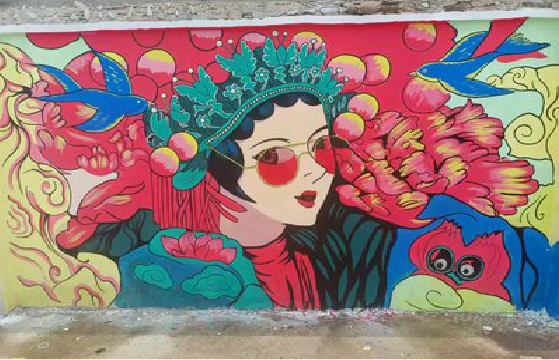 永川墙体彩绘-网红墙