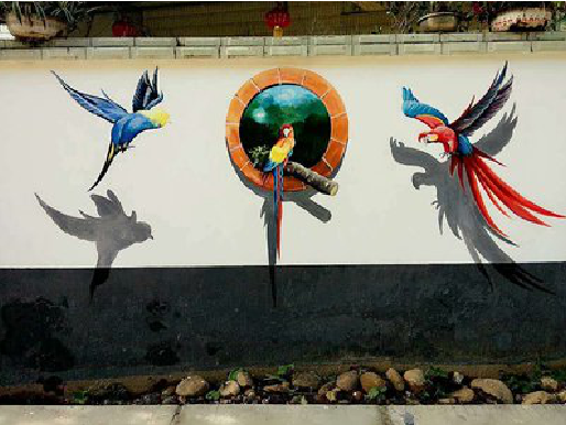 永川视觉错位-3D墙绘设计