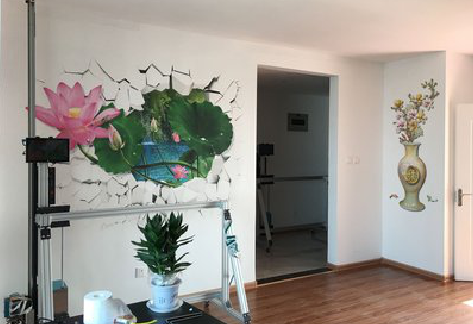 永川墙体彩绘相比墙纸的优势。