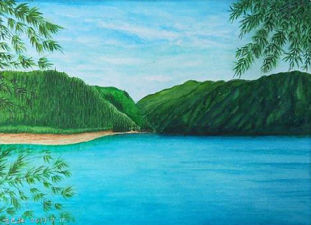 永川在墙绘中，如何绘画绿水青山？