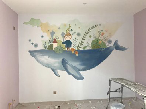 永川手绘墙的特点及优势。