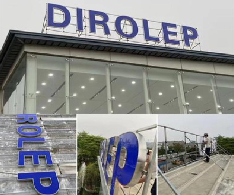 永川楼顶发光字安装的注意事项。